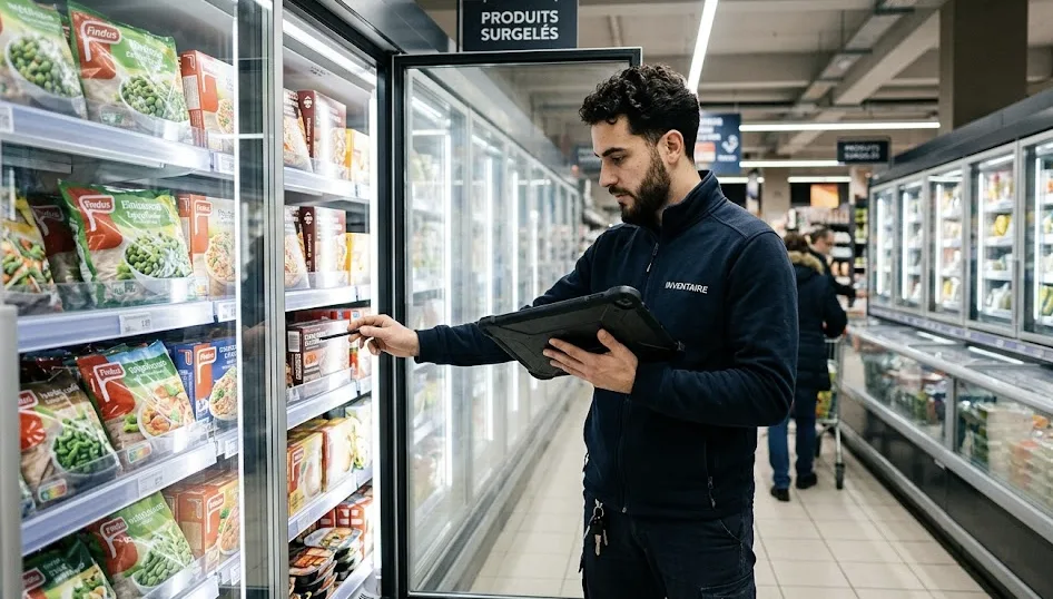 Surveillance des dates de péremption (DLC/DLU) dans un entrepôt